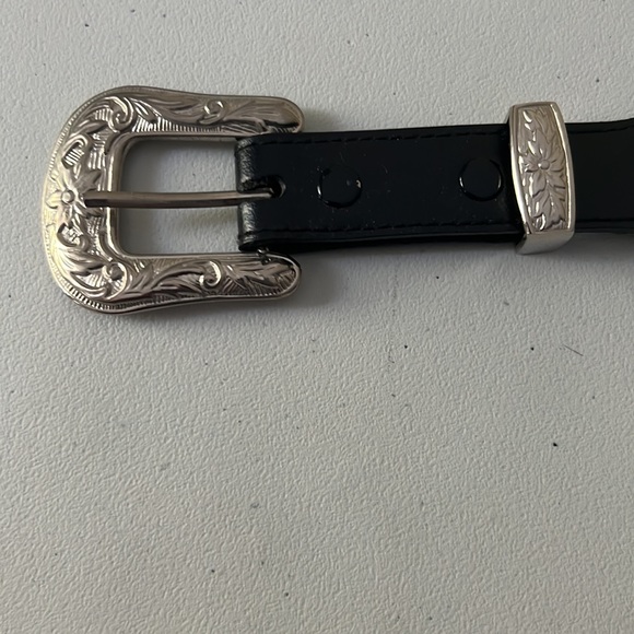 Unique Leather Floral Studded Belt main image 7